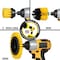 Drill Brush Power Scrubber By Useful Products 5 in W 5 in L Brush, Yellow Y-EMS-2L-QC-DB - alternate 4